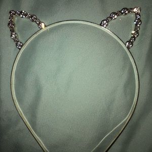 Rhinestone Cat Ears Headband